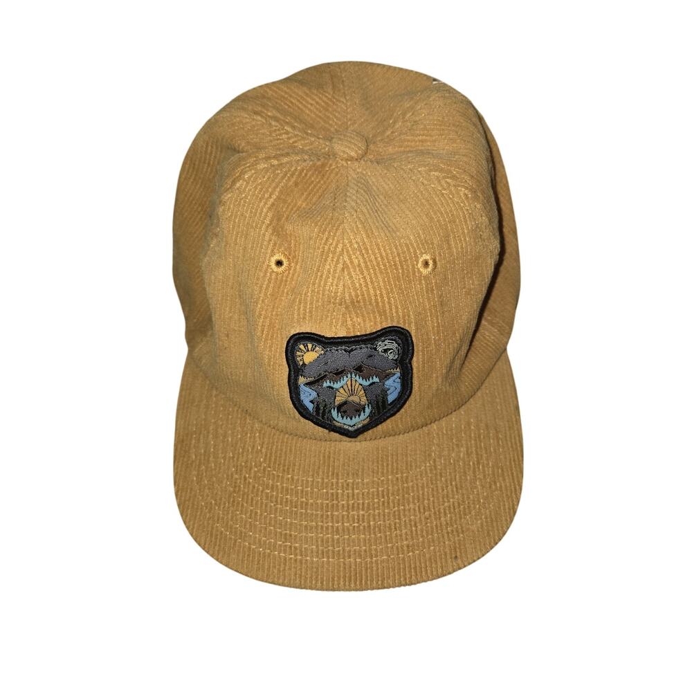 Bear Face Vintage Corduroy Hat By Atomic Child